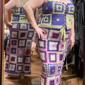 One of a kind hand crochet set